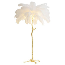 Load image into Gallery viewer, Exotic Led Ostrich Feather Floor Lamp - Decorar.co.uk