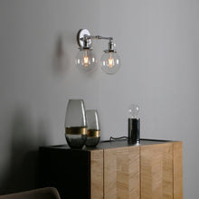 Load image into Gallery viewer, Vintage Glass Ball Double Heads Wall Light - Decorar.co.uk