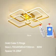 Load image into Gallery viewer, Square Balance Modern Led Ceiling - Decorar.co.uk