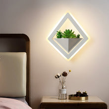 Load image into Gallery viewer, Green Plant Modern Led Metal Wall Light Fixtures - Decorar.co.uk