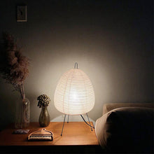 Load image into Gallery viewer, Japanese Style Paper Tripod Table Lamp - Decorar.co.uk