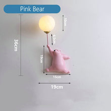Load image into Gallery viewer, Cartoon Playful Bear Children Wall Lamp - Decorar.co.uk