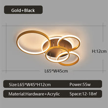 Load image into Gallery viewer, Harmonic Round Led Ceiling Light - Decorar.co.uk