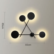 Load image into Gallery viewer, Minimal Dark Dots Led Wall Lamp - Decorar.co.uk