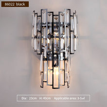 Load image into Gallery viewer, Modern Elegant Crystal Wall Light Led - Decorar.co.uk