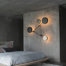 Load image into Gallery viewer, Minimal Dark Dots Led Wall Lamp - Decorar.co.uk