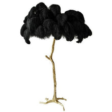Load image into Gallery viewer, Exotic Led Ostrich Feather Floor Lamp - Decorar.co.uk