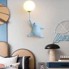 Load image into Gallery viewer, Cartoon Playful Bear Children Wall Lamp - Decorar.co.uk