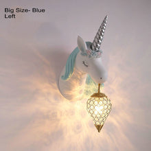 Load image into Gallery viewer, Unicornn Cartoon Kids Wall Hanging Led Lamp - Decorar.co.uk