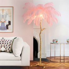 Load image into Gallery viewer, Exotic Led Ostrich Feather Floor Lamp - Decorar.co.uk