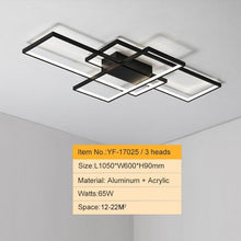 Load image into Gallery viewer, Rectangle Allure Modern Led Ceiling Light - Decorar.co.uk
