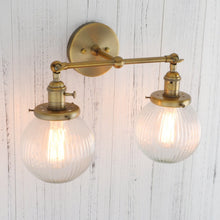 Load image into Gallery viewer, Permo Vintage Globe Glass Wall Sconces - Decorar.co.uk