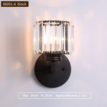 Load image into Gallery viewer, Modern Elegant Crystal Wall Light Led - Decorar.co.uk