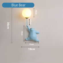 Load image into Gallery viewer, Cartoon Playful Bear Children Wall Lamp - Decorar.co.uk