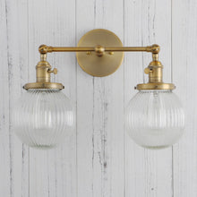 Load image into Gallery viewer, Permo Vintage Globe Glass Wall Sconces - Decorar.co.uk