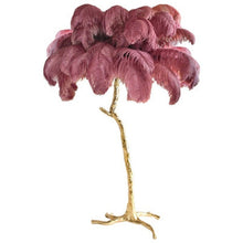 Load image into Gallery viewer, Exotic Led Ostrich Feather Floor Lamp - Decorar.co.uk