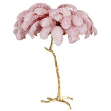 Load image into Gallery viewer, Exotic Led Ostrich Feather Floor Lamp - Decorar.co.uk