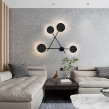 Load image into Gallery viewer, Minimal Dark Dots Led Wall Lamp - Decorar.co.uk