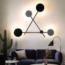 Load image into Gallery viewer, Minimal Dark Dots Led Wall Lamp - Decorar.co.uk