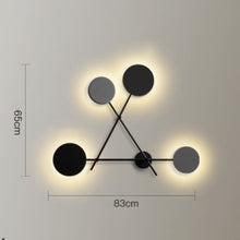 Load image into Gallery viewer, Minimal Dark Dots Led Wall Lamp - Decorar.co.uk