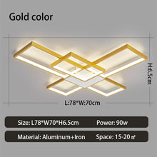 Load image into Gallery viewer, Rectangles Modern Led Ceiling - Decorar.co.uk