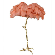Load image into Gallery viewer, Exotic Led Ostrich Feather Floor Lamp - Decorar.co.uk
