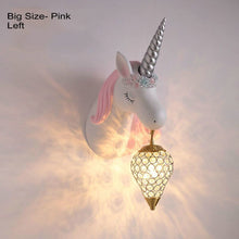 Load image into Gallery viewer, Unicornn Cartoon Kids Wall Hanging Led Lamp - Decorar.co.uk