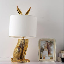 Load image into Gallery viewer, Masked Rabbit Resin Table Lamp - Decorar.co.uk