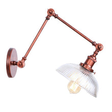 Load image into Gallery viewer, Antique Design Glass Swimming Arm Wall Lamp - Decorar.co.uk