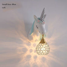Load image into Gallery viewer, Unicornn Cartoon Kids Wall Hanging Led Lamp - Decorar.co.uk