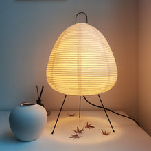 Load image into Gallery viewer, Japanese Style Paper Tripod Table Lamp - Decorar.co.uk
