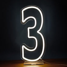 Load image into Gallery viewer, Large Light Neon Number - Decorar.co.uk