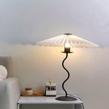Load image into Gallery viewer, Japanese Pleated Skirt Shade Floor Lamp - Decorar.co.uk