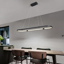 Load image into Gallery viewer, Modern Dark Linear Led Chandelier - Decorar.co.uk