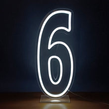 Load image into Gallery viewer, Large Light Neon Number - Decorar.co.uk