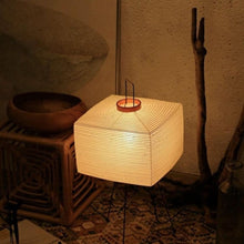 Load image into Gallery viewer, Japanese Creative Paper Tripod Floor Lamp - Decorar.co.uk
