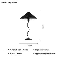 Load image into Gallery viewer, Japanese Pleated Skirt Shade Floor Lamp - Decorar.co.uk