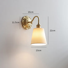 Load image into Gallery viewer, Vintage Classic Frosted Glass Led Wall Light - Decorar.co.uk