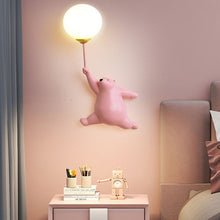 Load image into Gallery viewer, Cartoon Playful Bear Children Wall Lamp - Decorar.co.uk
