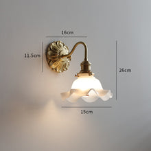 Load image into Gallery viewer, Vintage Classic Frosted Glass Led Wall Light - Decorar.co.uk