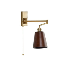 Load image into Gallery viewer, Wooden Classic Vintage Led Wall Light Fixture - Decorar.co.uk