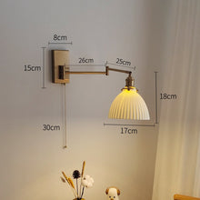 Load image into Gallery viewer, Nordic Vintage Golden Led Wall Sconce - Decorar.co.uk