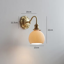 Load image into Gallery viewer, Vintage Classic Frosted Glass Led Wall Light - Decorar.co.uk