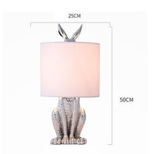 Load image into Gallery viewer, Masked Rabbit Resin Table Lamp - Decorar.co.uk