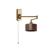 Load image into Gallery viewer, Wooden Classic Vintage Led Wall Light Fixture - Decorar.co.uk