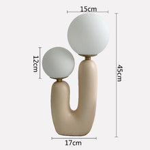 Load image into Gallery viewer, Bubble Double Frosted Glass Ball Table Lamp - Decorar.co.uk