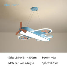 Load image into Gallery viewer, Creative Plane Children Pendant Light - Decorar.co.uk