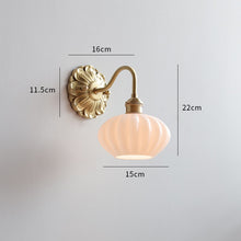 Load image into Gallery viewer, Vintage Classic Frosted Glass Led Wall Light - Decorar.co.uk