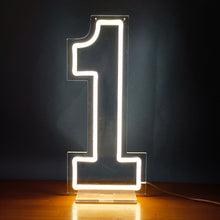 Load image into Gallery viewer, Large Light Neon Number - Decorar.co.uk