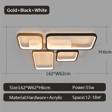 Load image into Gallery viewer, Dinasty Frames Modern Led Ceiling - Decorar.co.uk